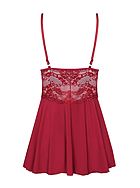 Babydoll, lace overlay
